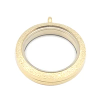 10pcslot 30mm golden screw stainless steel floating locket living memory glass lockets for women jewelry