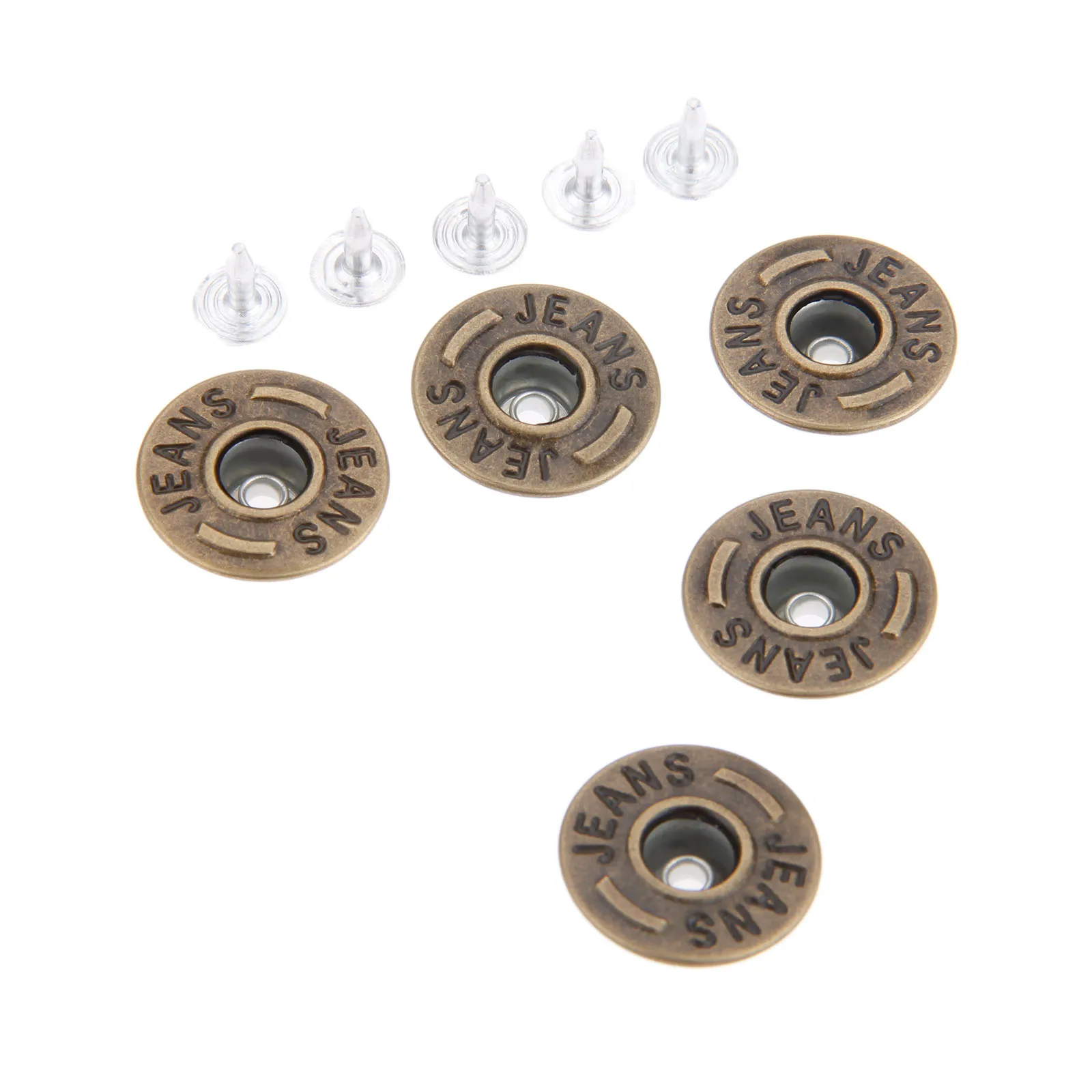 Металлические пуговицы для джинсов бронзовые заклепки застежки кошелька одежды