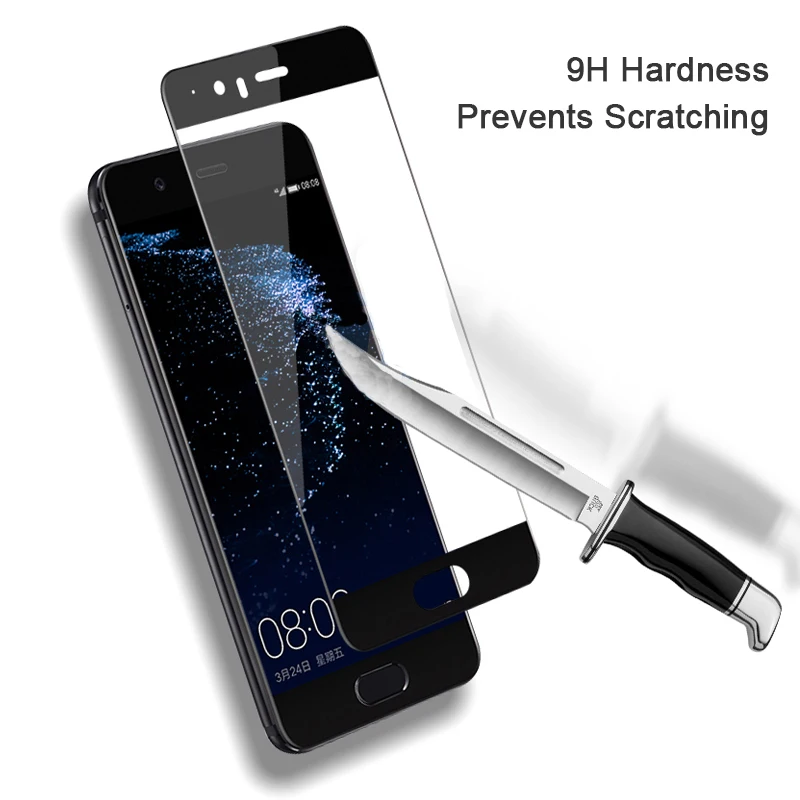 Полное покрытие закаленное стекло для huawei p10 lite защитное стекло на huawei i p10 plus p 10 светильник Защитная пленка для экрана p10 lite plus