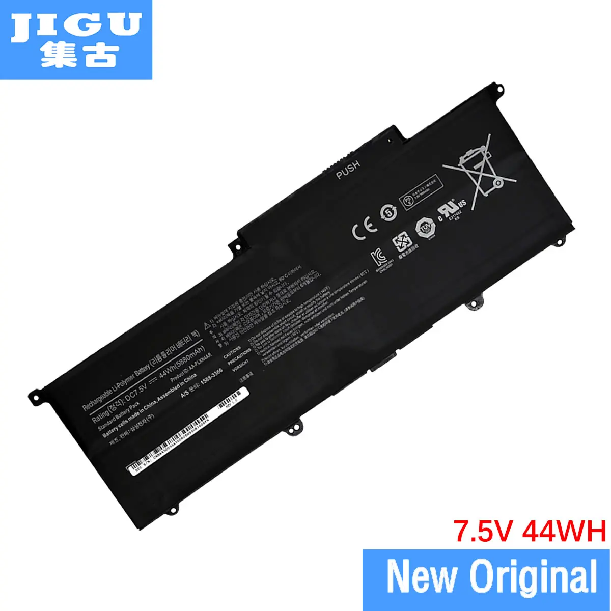 

JIGU AA-PLXN4AR Original Laptop Battery For SAMSUNG Ultrabook 900X3C 900X3D 900X3E NP900X3C NP900X3D NP900X3E 7.5V 44WH