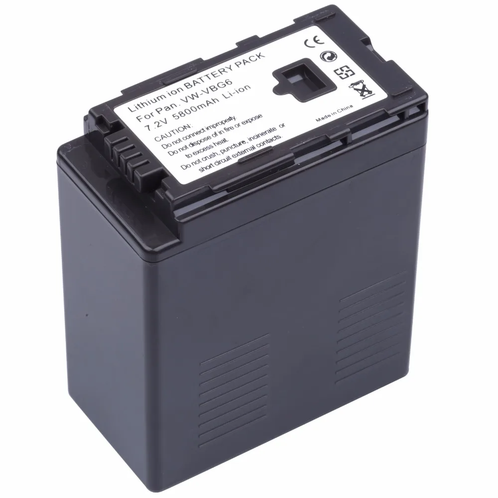 Probty VW VBG6 VWVBG6 Батарея для цифрового фотоаппарата Panasonic AG AC7 AC130A AC160A AF100 HMC40 HMC70 HMC80 HMC150