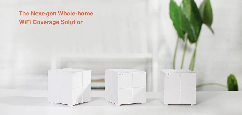 Tenda Nova MW6 WiFi беспроводной маршрутизатор весь дом сетка гигабитная WiFi система с 11AC 2,4G/5,0 GHz Wi-Fi ретранслятор, приложение дистанционное управление