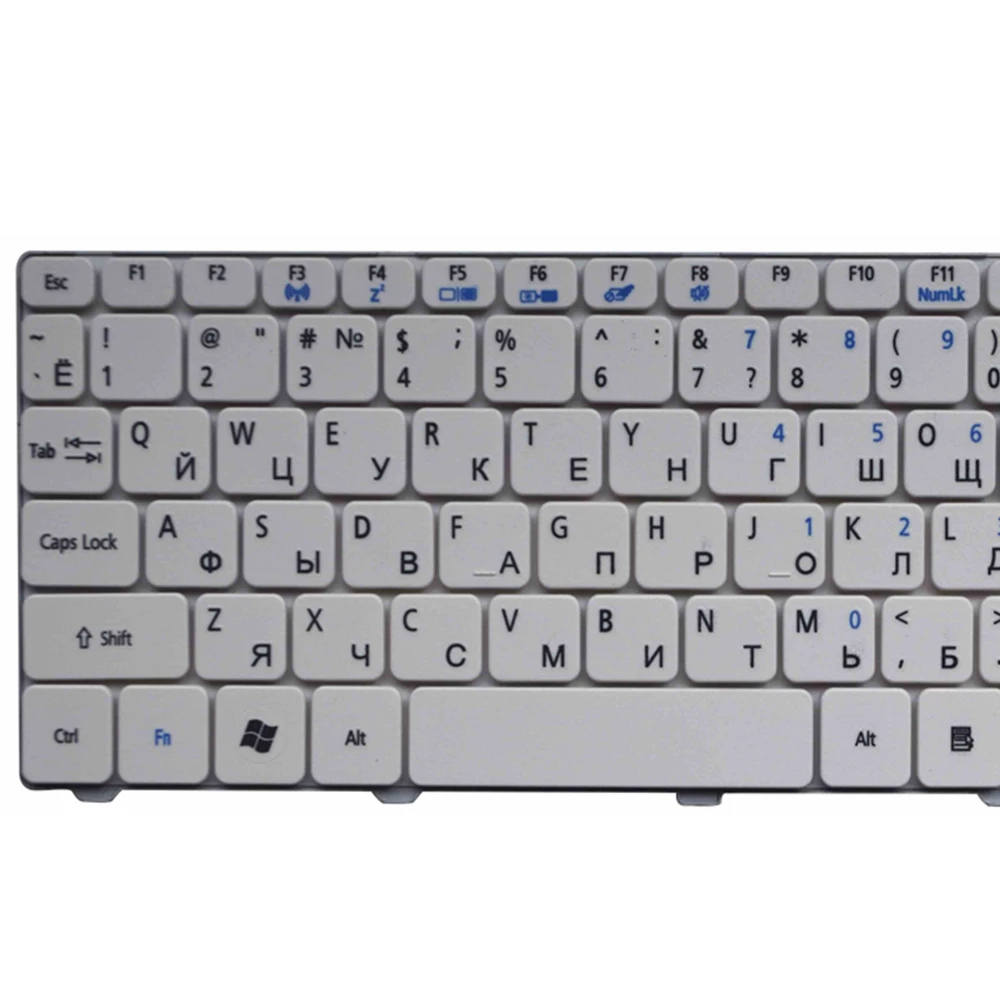 Новая русская клавиатура для ноутбука GZEELE Acer Aspire One Happy 2 ZE-7 HAPPY2 E100 AOE100 P0VE6 POVE6 ZE6 ZE7