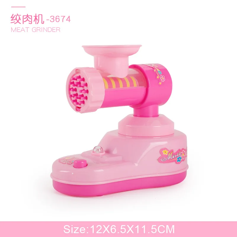 Meat grinder 149g 27 моделей мини функциональное моделирование бытовая техника игрушка на батарейках детская игрушка образование электронных машин инструмент - Цвет: Meat grinder 149g