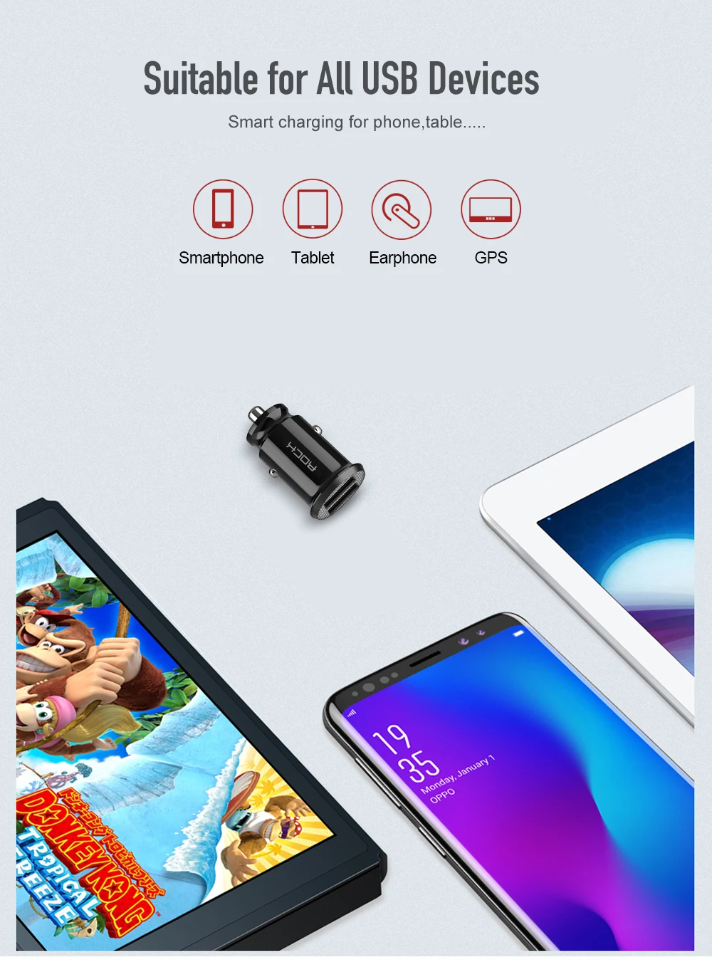 Автомобильное зарядное устройство Mini Dual USB, универсальное автомобильное зарядное устройство с быстрой зарядкой 3,1 а для iPhone, samsung, Xiaomi, автомобильное зарядное устройство с быстрой зарядкой