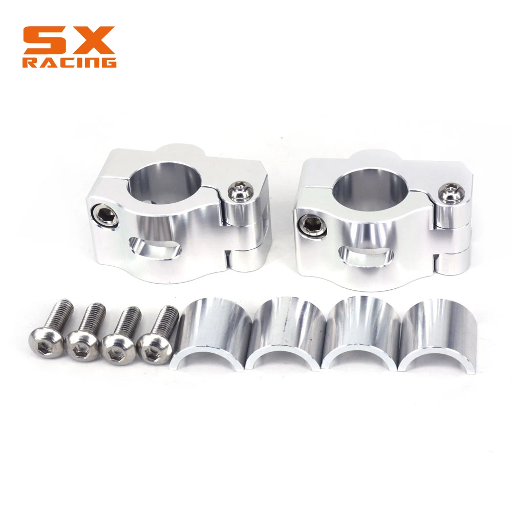 

Motorcycle 22MM CNC Handlebar Handle Bar Clamps Risers Bar Mount Clamp Universal Solid Mounts Adaptor Street Dirt Bike Motorbike