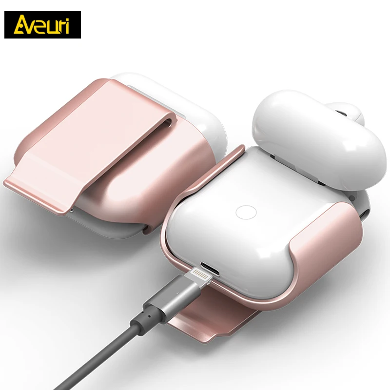 Роскошный чехол для Apple Airpods, PC, беспроводные наушники, Bluetooth наушники, Air Pods, чехол, AirPod, аксессуары, 1:1, Funda