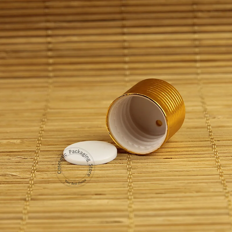 Стеклянный флакон для эфирного масла 20 шт./лот 50 мл контейнер с золотой крышкой