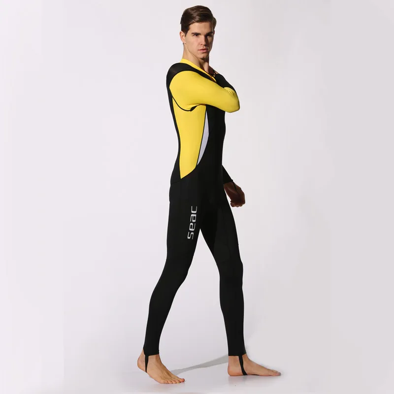 Hisea мужской цельнокроеный гидрокостюм с защитой от солнца и УФ лайкры