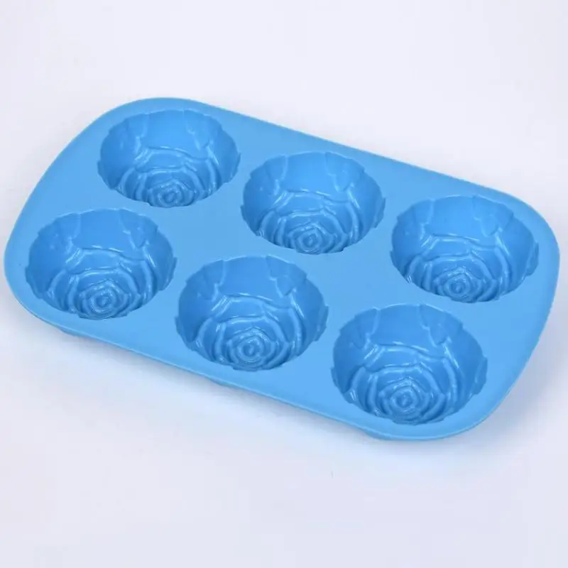 1 шт. креативная форма в форме розы для торта хлеба силиконовая мыло ручной работы