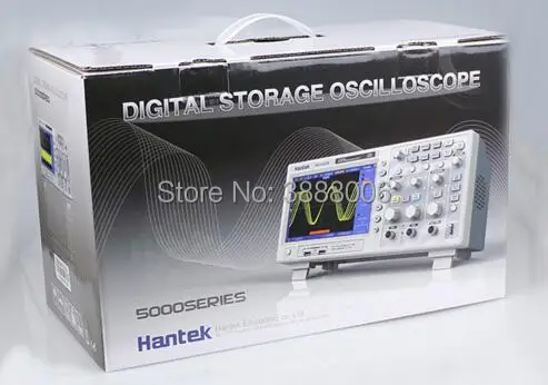 Оригинальные Hantek DSO4072S USB 2 канальный цифровой осциллограф источника сигнала 70 МГц полоса пропускания 1GSa/s произвольный/Функция генератор