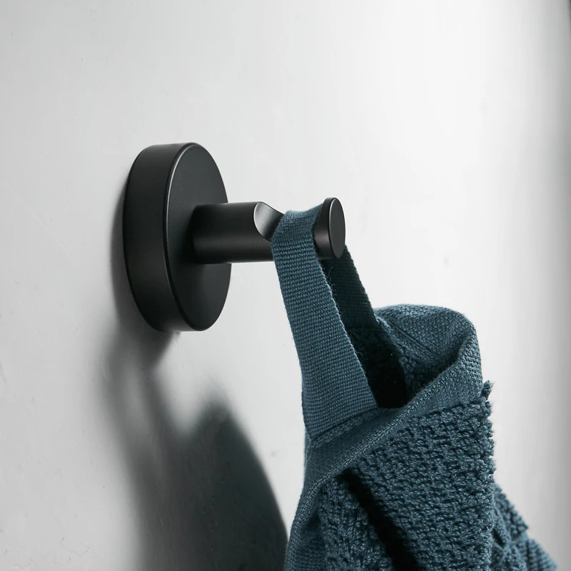 

Bathroom Towel Wall Hooks Kitchen Stainless Steel Roll Bag Hanger Holder Clothes Hook Bathroom Robe Hook E7701
