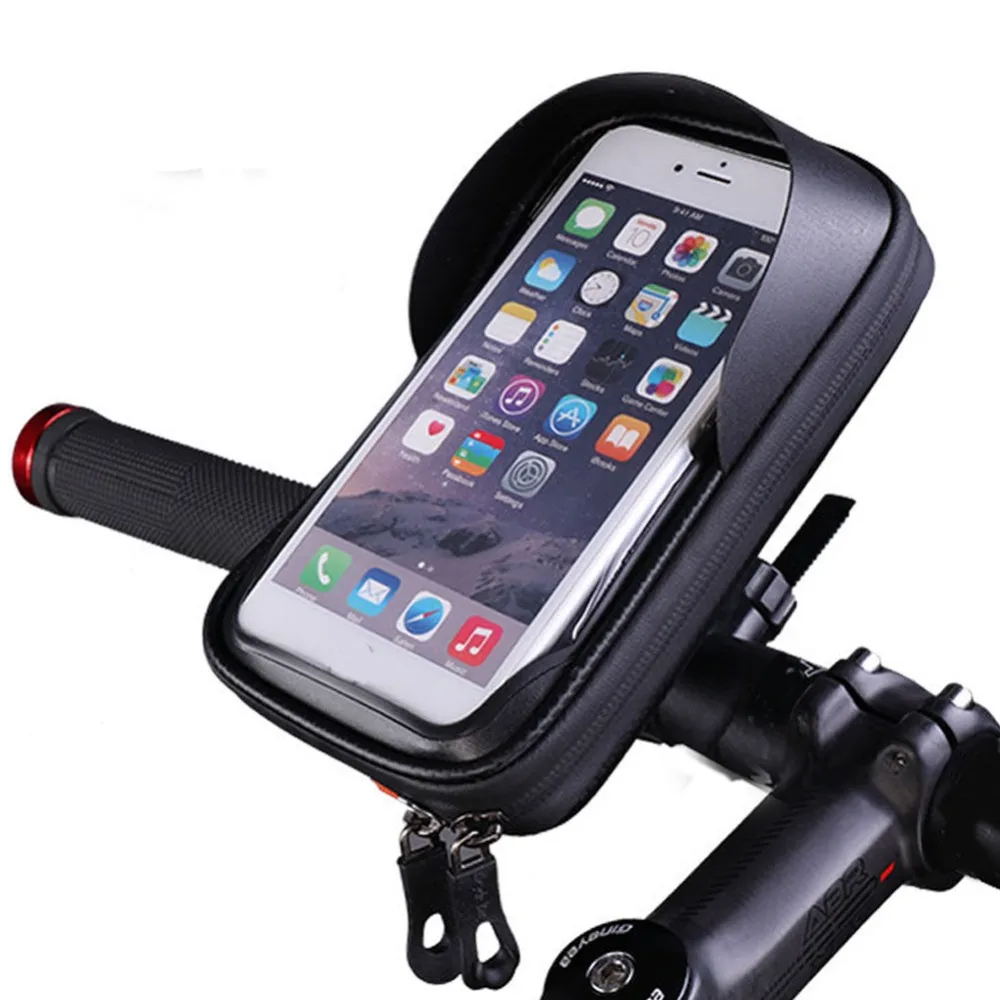 Outdoor Cycling Bike Bicycle Handlebar 6.0 Inch Touch Screen Phone Pouch Bag for Universal Mobile | Мобильные телефоны и