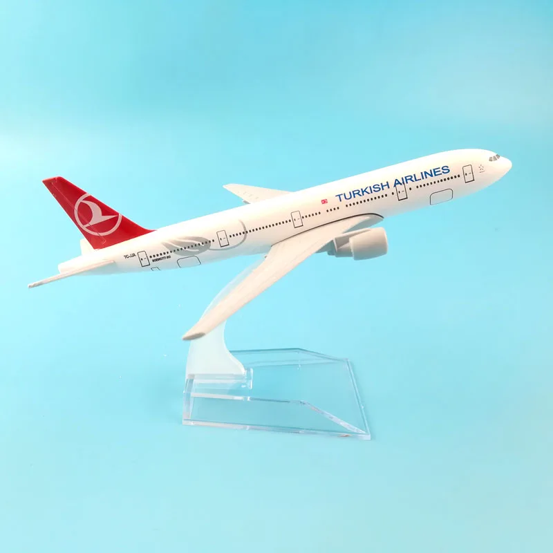 AliExpress 11,11 горячая распродажа 20 см Турецкие авиалинии Boeing 777 модель самолета Модель самолета; каблук 16 см Игрушечная модель самолета самолет подарок