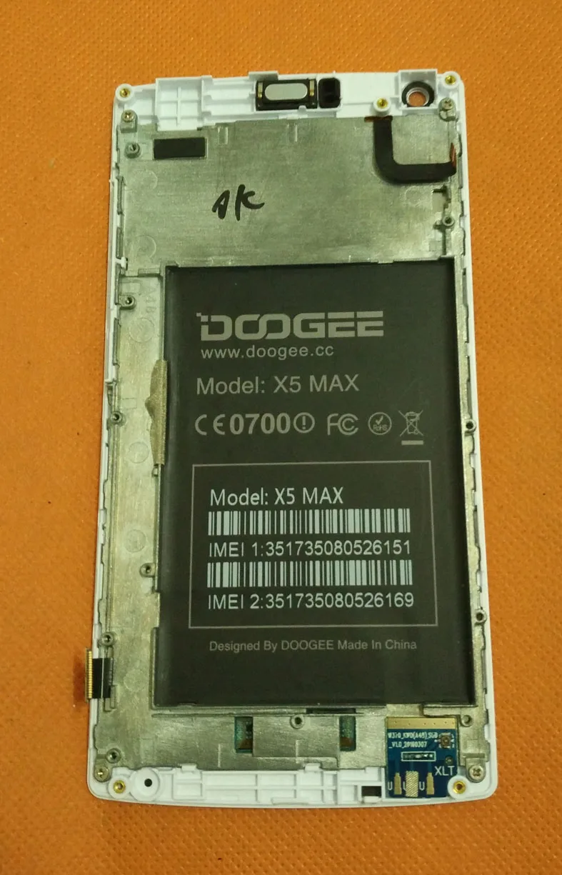 Оригинальный ЖК-дисплей + дигитайзер сенсорного экрана + рамка для Doogee X5 MAX MTK6580 5,0 HD Бесплатная доставка (art.: 7a2f76e2b) - 7a2f76e2b