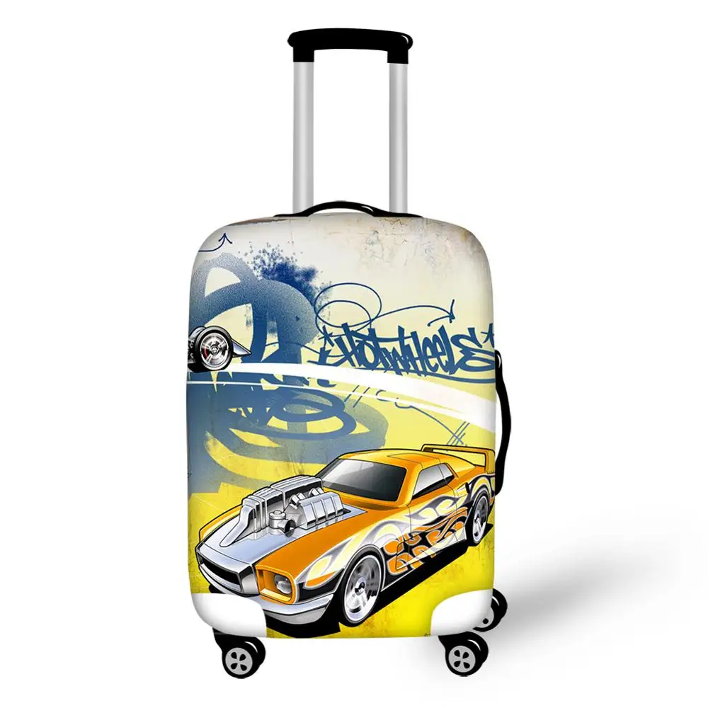 Thikin Hot Wheels дорожный багажный чехол для подростков Мультфильм школьный багажник чемодан защитный чехол дорожная сумка Защитная куртка