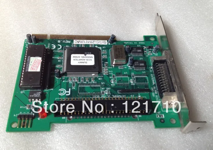 Индустриальная плата PCI интерфейс SCSI card M555785-978W SISC-2940UMC RE V.B | Компьютеры и офис