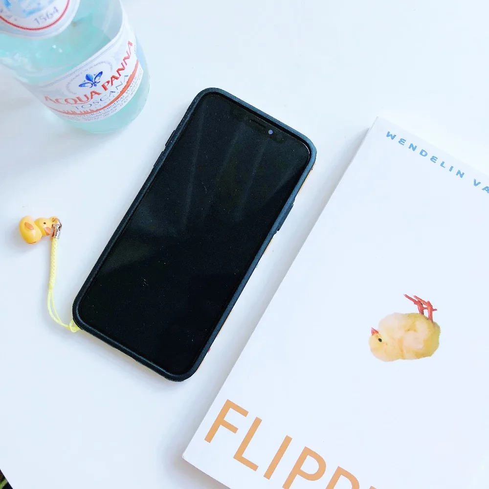 ORYKSZ Cartoon Phone Case For iphone 7 6S x 8 Plus Cases Cute Duck Patterned Silicone Soft Matte Cover Capa |