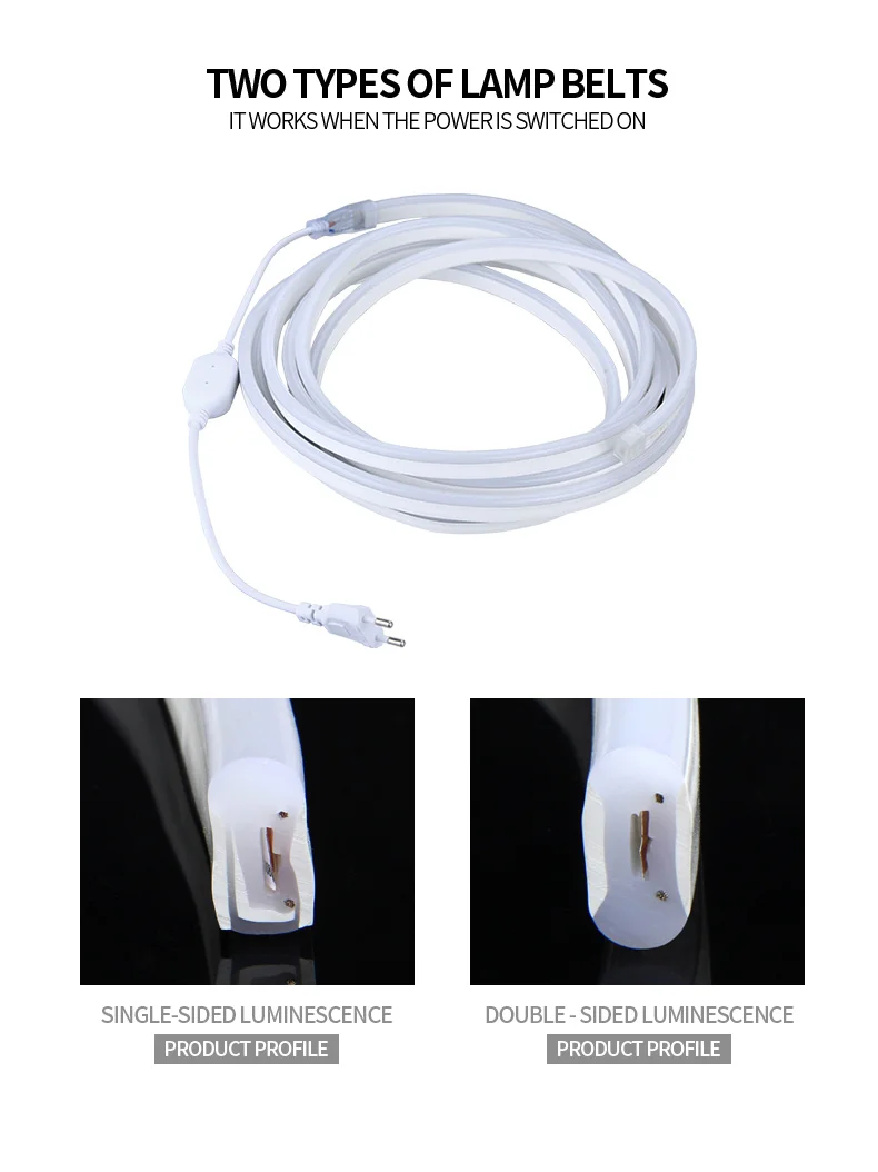 Светодиодный ленточный светильник 220V SMD2835 120Led/m водонепроницаемый гибкий Сказочный светильник для улицы дома, Рождества, фестиваля, декоративный светильник