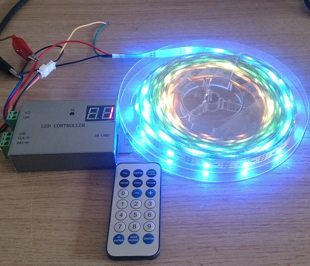 Светодиодный контроллер с поддержкой WS2812 WS2811 APA102 DMX512 et1 1 4096 пикселей
