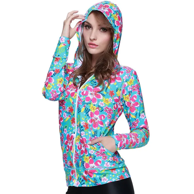 Новинка 2016 кардиган с длинными рукавами и принтом солнцезащитный капюшоном