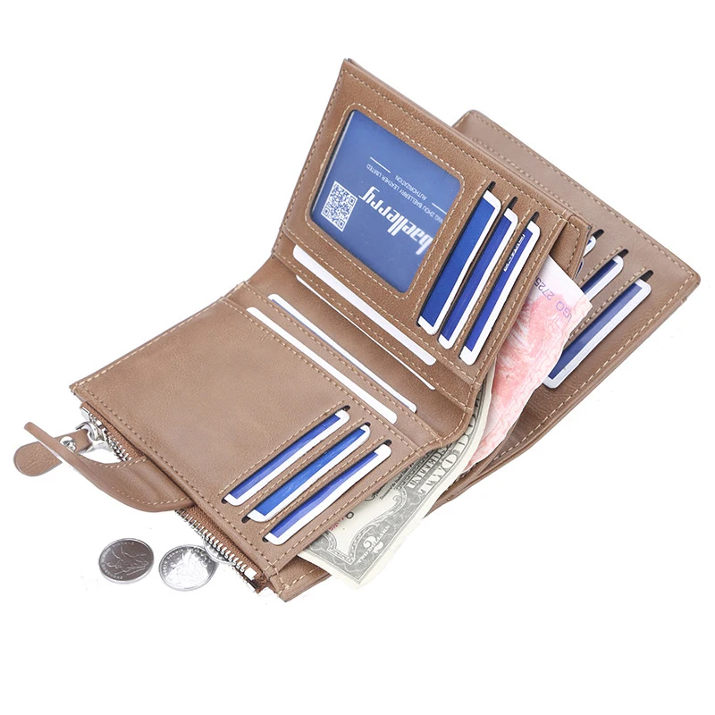 Baellerry Винтаж из искусственной кожи Для мужчин бумажник для визиток Держатель