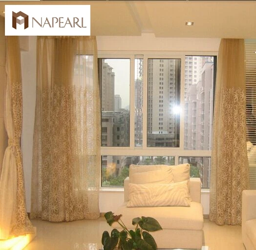 NAPEARL бесплатная доставка вышитые тканевые занавески для гостиной спальни на