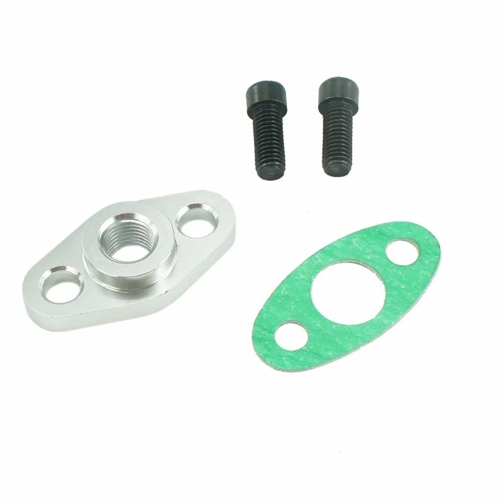 Turbo СЛИВА Масла НА ВЫХОДЕ Прокладка Фланца Адаптер Комплект Женского 3/8 ДНЯО