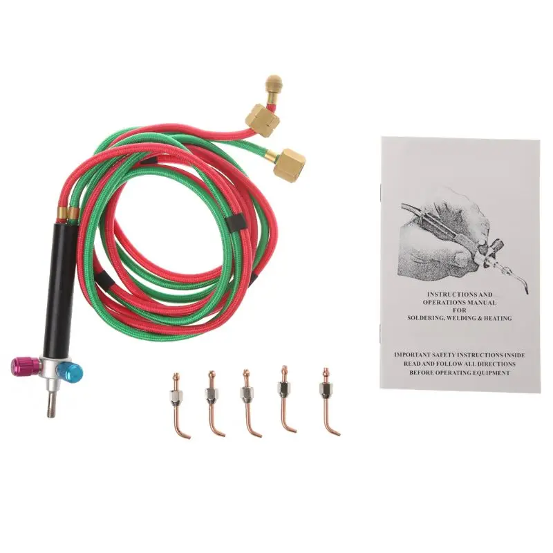 

63HA Welder Set Gas Oxygen Welding Torch Acetylene Cutting Kit Fr Jewelry Dental Tool