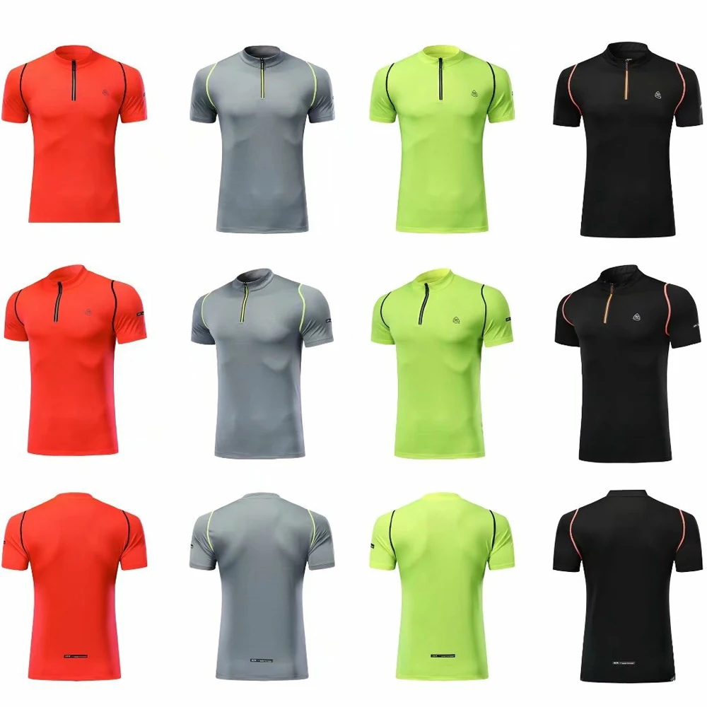 Футболка мужская для бега на открытом воздухе теннисная майка с короткими