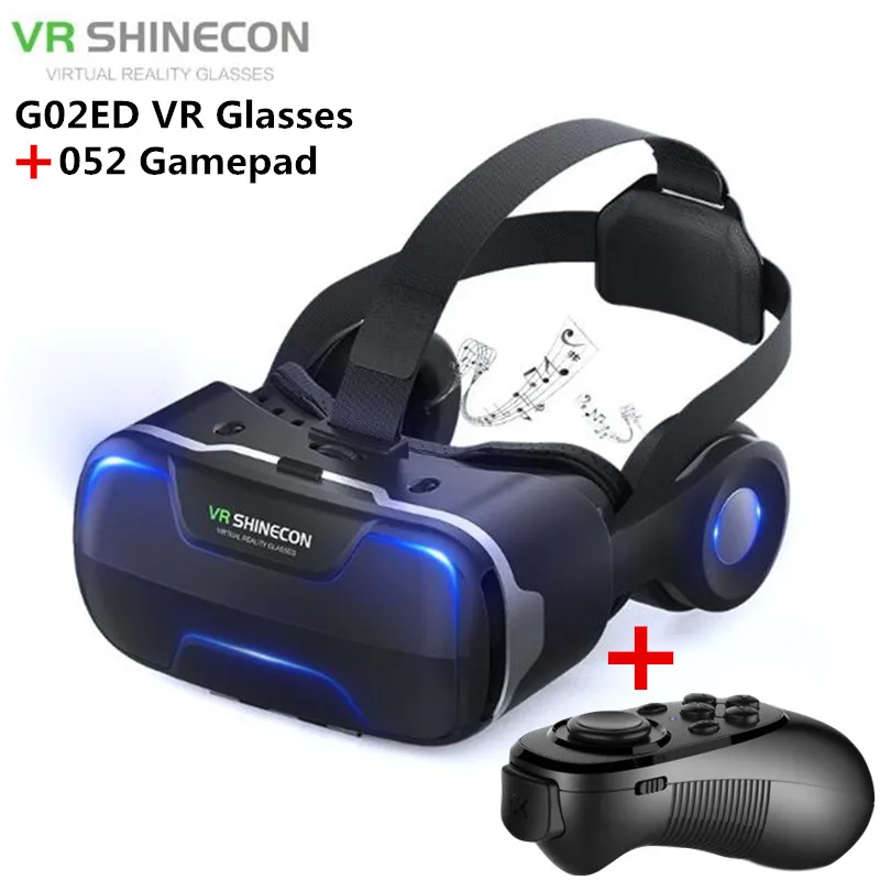 Blu-Ray VR Виртуальная реальность 3D очки коробка стерео VR Google картонная гарнитура шлем для IOS Android смартфон, Bluetooth рокер
