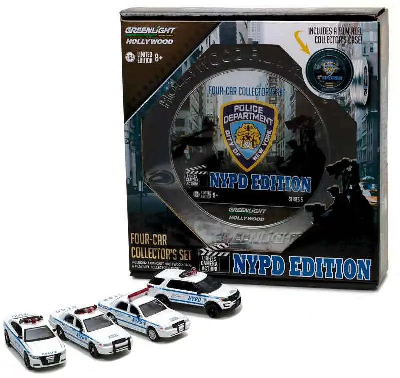 GL 1: 64 Holly wood фильм серии 5 NYPD сплав модель автомобиля литья под давлением металлические игрушки подарок на день рождения для детей мальчик