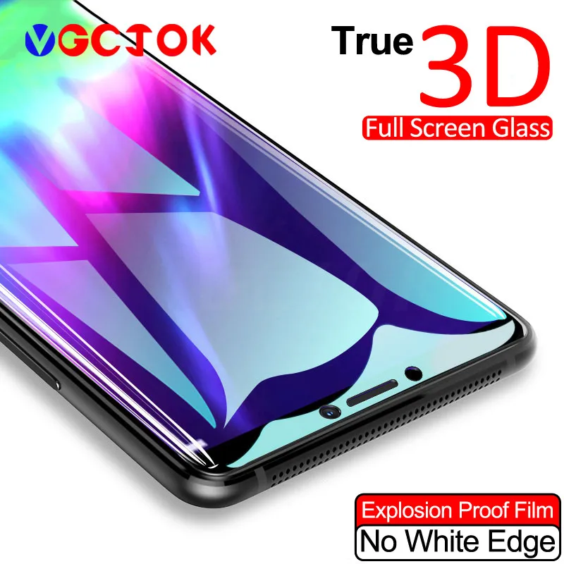 VGCJOK 3D полное покрытие из закаленного стекла для huawei P20 Lite Pro Honor V10 V9 Play Защитная пленка для Honor 9 10 Lite