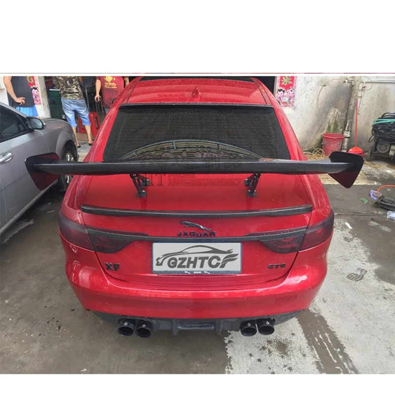 

For Jaguar XF 2008-2015 GTS Style 100% High Quality Carbon Fiber Universal Rear Wing Spoiler