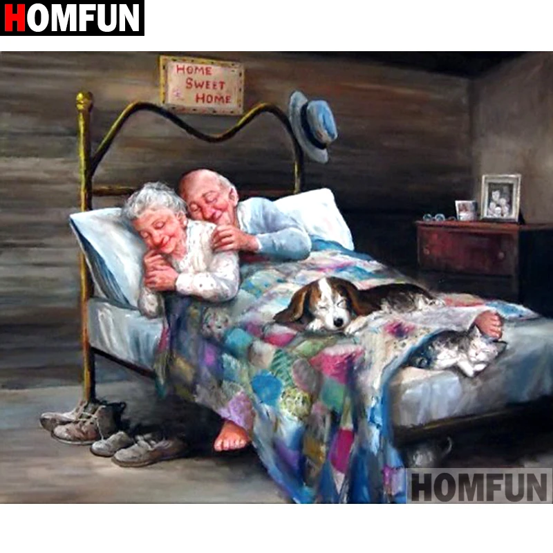 

Квадратная и круглая Алмазная 5D картина HOMFUN, экологичные поделки, полная Алмазная вышивка, картина маслом, домашний декор, A11041