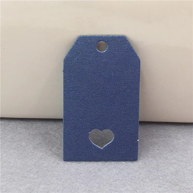 Dark Blue 200 шт./лот DIY разноцветный 5x3 см крафт-бумаги Бумага карты тега для именинного пирога картонные коробки для одежды рециркулирует подарок ценовые этикетки, теги - Цвет: Dark Blue