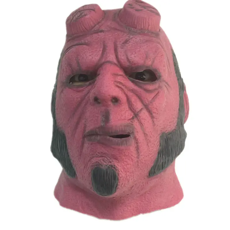 Ужасная латексная маска Hellboy для Хэллоуина маски пейнтбола страйкбола пистолета