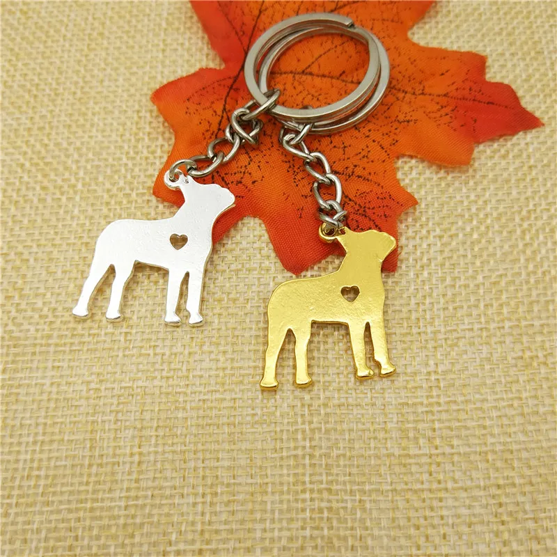 Прямая поставка трендовая цепочка для ключей Bull Terriers женская сумка с подвеской
