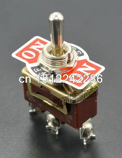 

20pcs Momentary 3pin (ON)-OFF-(ON) Centre Off toggle switch 3 screw momentary toggle switch15A 250VAC/20A 125V Free shipping