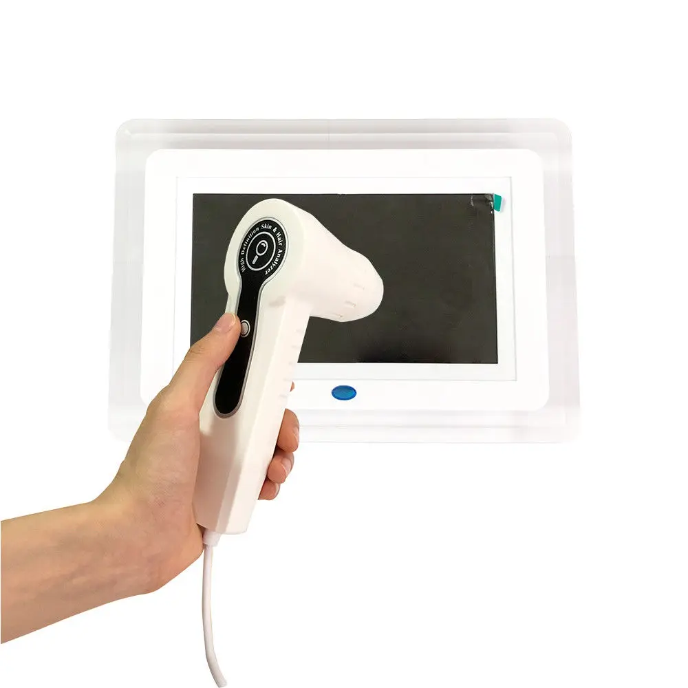 Портативный электрический детектор кожи Pinkiou Pro для лица тестер влажности прибор