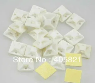

20mm*20mm Self-adhesive tie mounts/locating piece 1000PCS/Bag