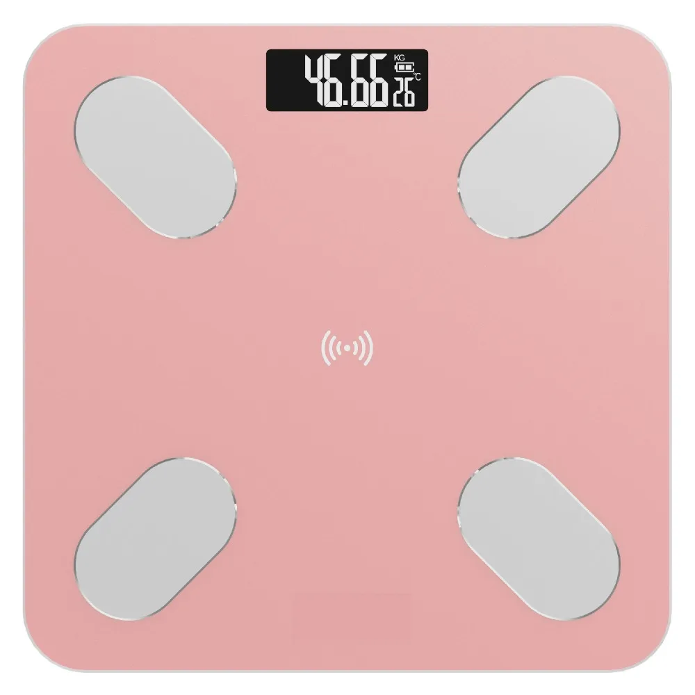 Bluetooth Fat Scale-Smart BMI Scale цифровые весы для ванной, анализатор состава тела со смартфоном App