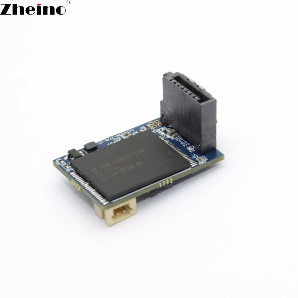 Zheino Новый твердотельный накопитель SATA3 6 ГБ/сек. DOM 8 GB 16 32 ГБ 64 и 128 180 градусов MLC для