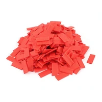 400pcs polyolefin 21 heat shrink tubing sleeving wrap wire 8x30mm red