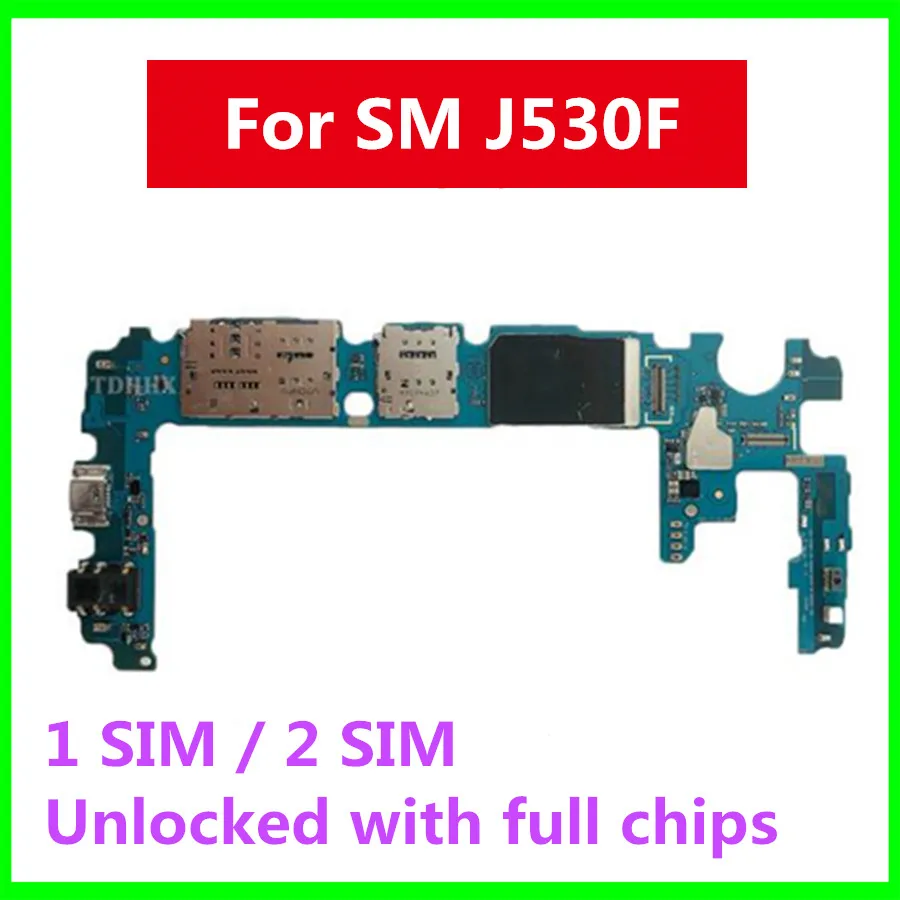 Материнская плата для Samsung Galaxy J5 J530F разблокированная Логическая материнская две