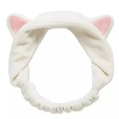 white hairband Лидер продаж, женские повязки на голову omg, повязка для макияжа, эластичная бархатная повязка на голову с бантом, коралловый флис, модные аксессуары для волос для девушек - Цвет: white hairband