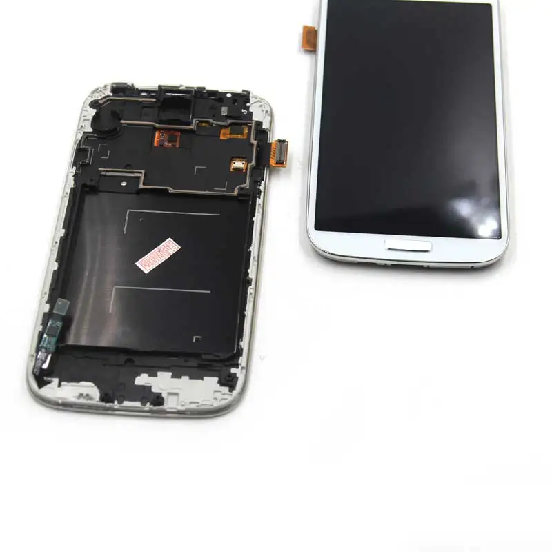Для Samsung S4 GT-i9505 i9500 i950 ЖК-дисплей сенсорный экран панель дигитайзер + рамка в сборе