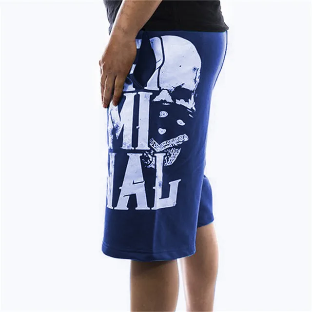 navy blue Летние мужские Брендовые спортивные шорты для бега, мужские шорты для бодибилдинга, мужские шорты для фитнеса, тренажерного зала, шорты для тренировок, M-XXXL - Цвет: navy blue