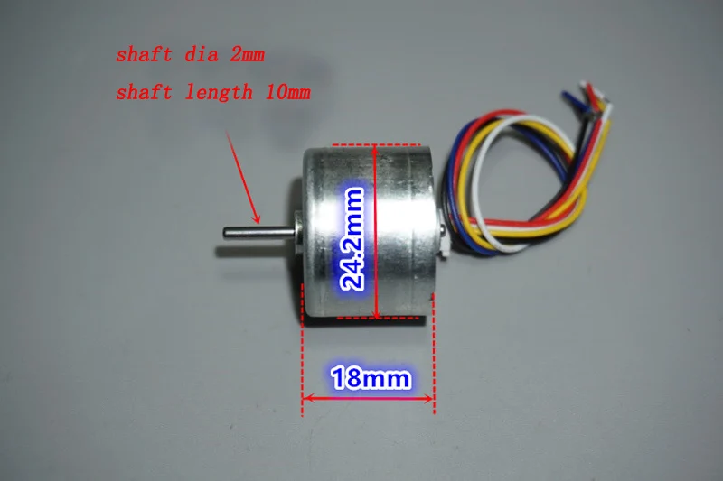 4pcs 310 (B2418) Low Speed Brushless Motor PWM Adjust DC 5V 9200RPM Inner Built Driven for RC Model DIY Assembly Engine | Игрушки и