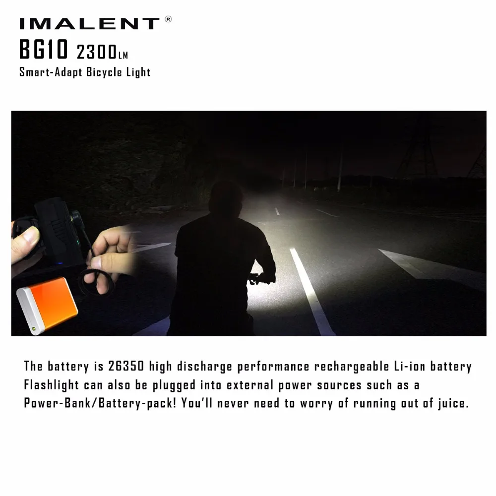 IMALENT BG10 велосипедный фонарь XHP50 светодиодный Макс 2300 люмен O экран Магнитная